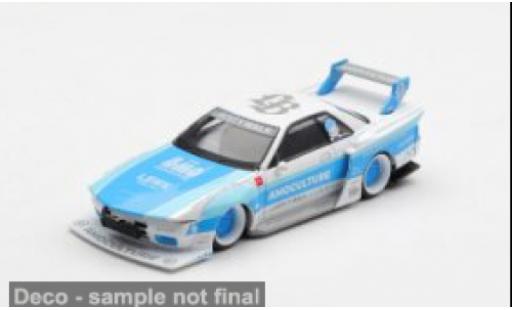 Nissan Skyline 1/64 Mini GT GTR (R32) blau/weiss 2026 LB-WORKS AMOCULTURE 1:64