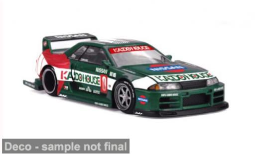 Nissan Skyline 1/64 Mini GT GTR (R32) schwarz 1989 1:64 coche miniatura