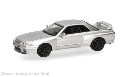 Nissan Skyline 1/87 Micro City 87 GTR (R32) silber 1:87 coche miniatura