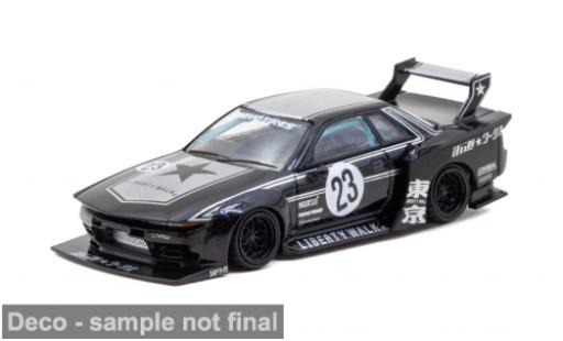 Nissan Skyline 1/64 Tarmac Works (R32) schwarz/Dekor 2025 #23 1:64 coche miniatura