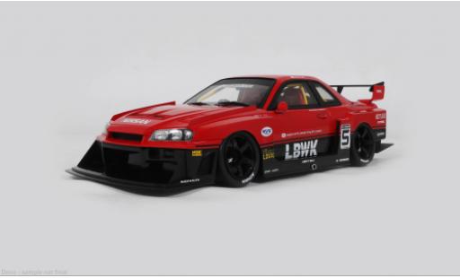 Nissan Skyline 1/18 GT Spirit R34 GT-R rojo/schwarz 2020 1:18 coche miniatura