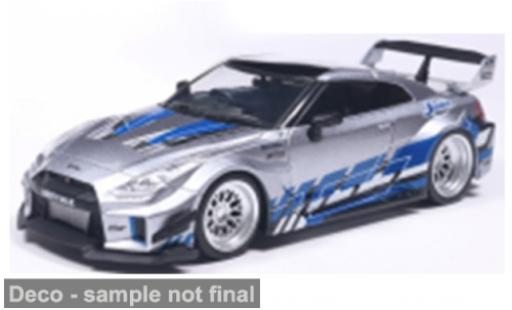 Nissan Skyline 1/43 Solido (R35) GT-R silber/blau 1:43 coche miniatura