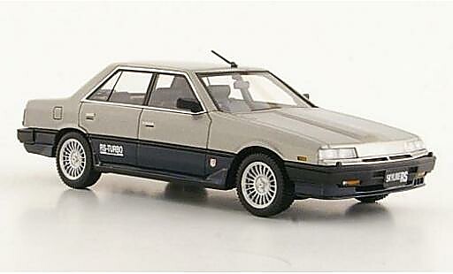 Coche miniatura Nissan Skyline Sedan 2000 Turbo RS-X silber/blau 1984 1/43 Hi Story