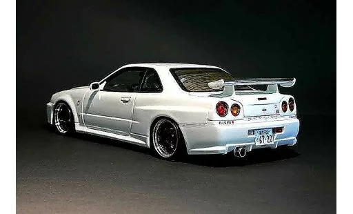 Nissan Skyline R34 1/18 Autoart blanche gt-r nismo coche miniatura