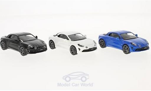 Coche miniatura Alpine A110 1/43 Norev Renault Premiere Edition 3er-Set metalico azul/metalico blanco 2017 Alpine A110 1/43 Norev Renault Premiere Edition 3er-Set metalico azul/metalico blanco 2017 coche miniatura