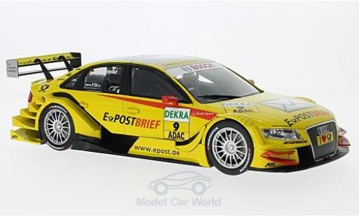 Coche miniatura Audi A4 DTM 1/18 Norev DTM No.9 EPost Brief DTM 2011 M.Rockenfeller Audi A4 DTM 1/18 Norev DTM No.9 EPost Brief DTM 2011 M.Rockenfeller coche miniatura