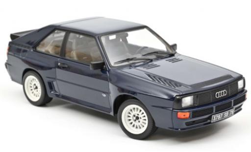 Coche miniatura Audi Sport Quattro 1/18 Norev Sport quattro azul 1985 Audi Sport Quattro 1/18 Norev Sport quattro azul 1985 coche miniatura