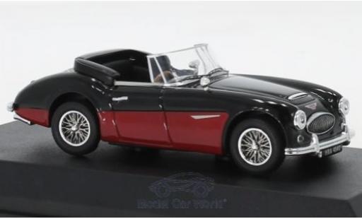 Coche miniatura Austin Healey 3000 1/43 Norev MK3 negro/rojo RHD 1964 Austin Healey 3000 1/43 Norev MK3 negro/rojo RHD 1964 coche miniatura