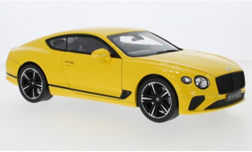 Coche miniatura Bentley Continental 1/18 Norev GT amarillo 2018 Bentley Continental 1/18 Norev GT amarillo 2018 coche miniatura