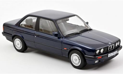 Bmw 325 1/18 Norev i (E30) metalico azul 1988 coche miniatura