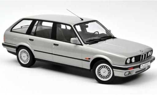 Bmw 325 1/18 Norev i Touring (E30) gris 1991 coche miniatura