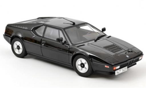 Bmw M1 1/18 Norev negro 1980 coche miniatura