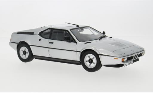 Bmw M1 1/18 Norev silber 1980 1:18 coche miniatura