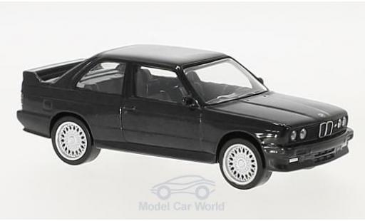 Bmw M3 E30 1/43 Norev (E30) negro 1986 coche miniatura