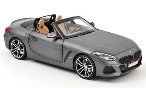 Bmw Z4 1/18 Norev (G29) matt-gris 2018 Verdeck ouvert coche miniatura