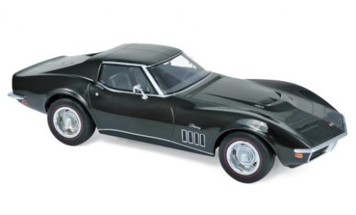 Coche miniatura Chevrolet Corvette 1/18 Norev (C3) 427 metalico verde 1969 Chevrolet Corvette 1/18 Norev (C3) 427 metalico verde 1969 coche miniatura