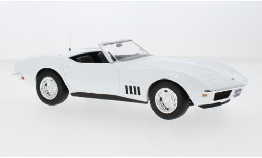 Coche miniatura Chevrolet Corvette 1/18 Norev (C3) Cabriolet weiss 1969 1:18 Chevrolet Corvette 1/18 Norev (C3) Cabriolet weiss 1969 1:18 coche miniatura