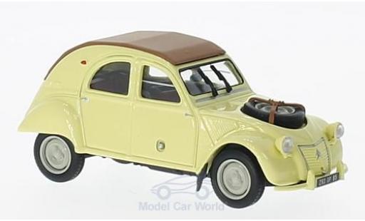 Coche miniatura Citroen 2CV 1/43 Norev 4x4 Sahara amarillo 1961 Citroen 2CV 1/43 Norev 4x4 Sahara amarillo 1961 coche miniatura
