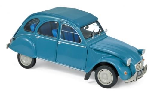 Coche miniatura Citroen 2CV 1/18 Norev 6 Club azul 1982 Citroen 2CV 1/18 Norev 6 Club azul 1982 coche miniatura