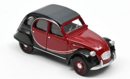 Coche miniatura Citroen 2CV 1/64 Norev Charleston rojo/negro 1982 Citroen 2CV 1/64 Norev Charleston rojo/negro 1982 coche miniatura