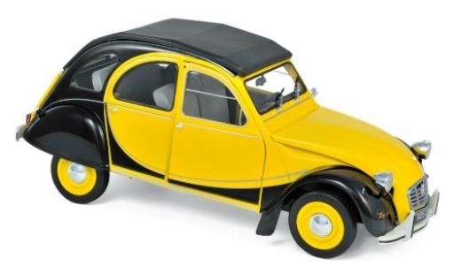 Coche miniatura Citroen 2CV 1/18 Norev Charleston amarillo/negro 1982 Citroen 2CV 1/18 Norev Charleston amarillo/negro 1982 coche miniatura