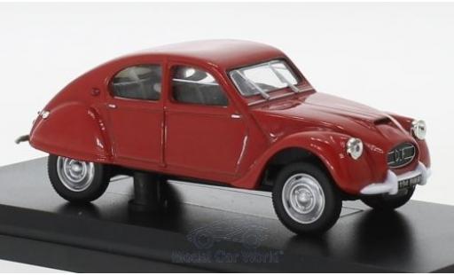 Coche miniatura Citroen 2CV 1/43 Norev Dagonet rojo 1956 Citroen 2CV 1/43 Norev Dagonet rojo 1956 coche miniatura