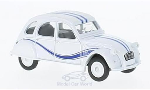 Coche miniatura Citroen 2CV 1/64 Norev France 3 blanco/azul 1983 Citroen 2CV 1/64 Norev France 3 blanco/azul 1983 coche miniatura