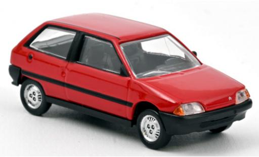 Citroen AX 1/64 Norev rojo 1986 coche miniatura