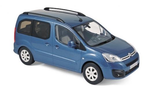 Coche miniatura Citroen Berlingo 1/18 Norev metalico azul 2016 Citroen Berlingo 1/18 Norev metalico azul 2016 coche miniatura