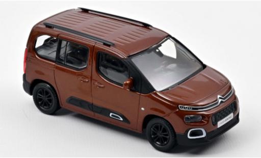 Citroen Berlingo 1/43 Norev metalico marron 2020 coche miniatura