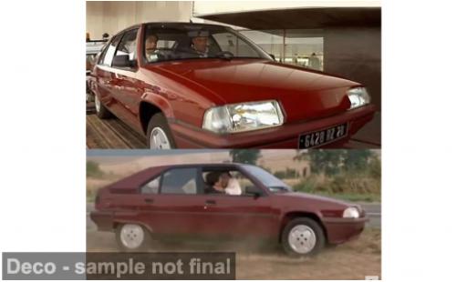 Citroen BX 1/18 Norev 16 TGS rojo 1990 1:18 coche miniatura