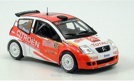 Coche miniatura Citroen C2 1/43 Norev Super 1600 No.35 Rallye Monte-Carlo 2005 K.Meeke/C.Patterson Citroen C2 1/43 Norev Super 1600 No.35 Rallye Monte-Carlo 2005 K.Meeke/C.Patterson coche miniatura