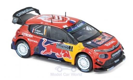 Citroen C3 1/43 Norev WRC No.1 Red Bull WRC Rallye Monte Carlo 2019 S.Ogier/J.Ingrassia coche miniatura