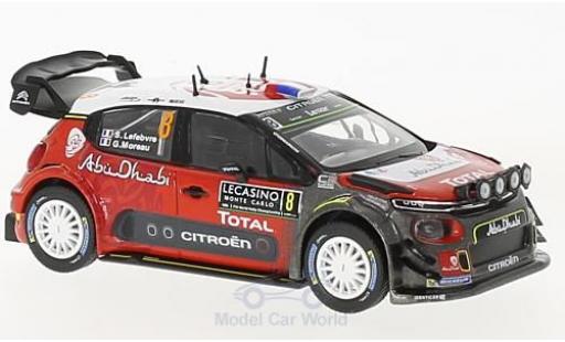 Citroen C3 1/43 Norev WRC No.8 WRC Rallye Monte Carlo 2017 S.Lefebvre/G.Moreau coche miniatura