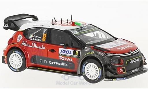 Coche miniatura Citroen C3 1/43 Norev WRC No.8 WRC Rallye Tour de Corse 2017 C.Breen/S.Martin Citroen C3 1/43 Norev WRC No.8 WRC Rallye Tour de Corse 2017 C.Breen/S.Martin coche miniatura