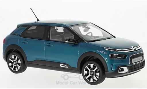 Coche miniatura Citroen C4 1/18 Norev Cactus metalico azul 2018 Citroen C4 1/18 Norev Cactus metalico azul 2018 coche miniatura