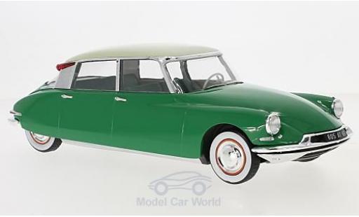 Citroen DS 19 1/18 Norev 19 verde/beige 1956 coche miniatura