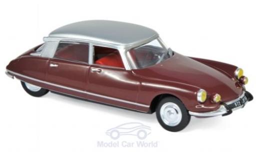 Citroen DS 1/43 Norev 21 Pallas rojo/gris 1967 coche miniatura