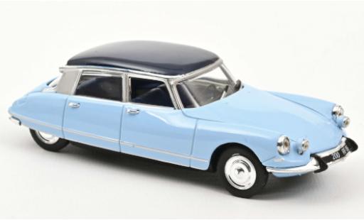 Citroen DS 1/43 Norev 21 Pallas azul/azul 1967 coche miniatura