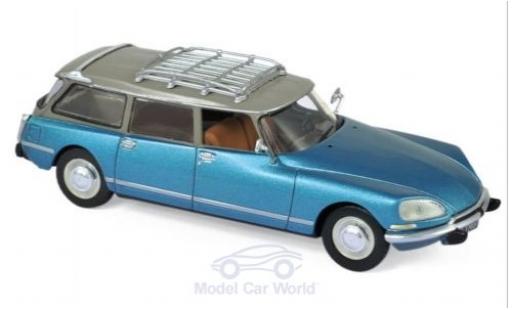 Citroen DS 1/43 Norev 23 Break metalico azul/beige 1974 coche miniatura