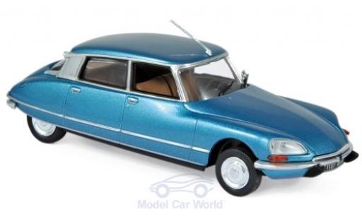 Citroen DS 1/43 Norev 23 Pallas metalico azul 1974 coche miniatura
