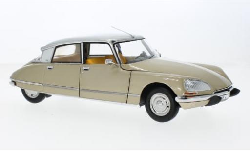 Citroen DS 1/18 Norev 23 Pallas metallise beige/silber 1972 1:18 coche miniatura