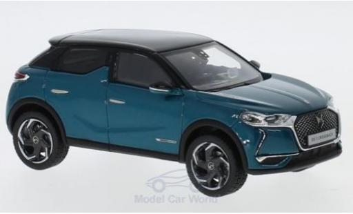 Coche miniatura DS Automobiles DS3 19 1/43 Norev Citroen DS 3 Crossback metalico türkis/negro 2019 DS Automobiles DS3 19 1/43 Norev Citroen DS 3 Crossback metalico türkis/negro 2019 coche miniatura