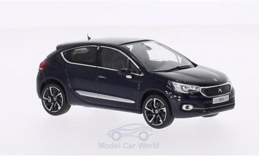DS Automobiles DS4 1/43 Norev Citroen DS 4 metalico azul 2015 coche miniatura