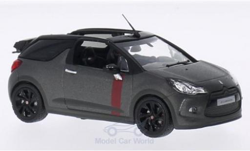 Coche miniatura DS Automobiles DS3 1/43 Norev Citroen Cabrio Racing matt-gris 2014 DS Automobiles DS3 1/43 Norev Citroen Cabrio Racing matt-gris 2014 coche miniatura