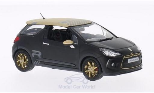 Coche miniatura DS Automobiles DS3 Racing 1/43 Norev Citroen Racing matt-negro/matt-gold 2013 DS Automobiles DS3 Racing 1/43 Norev Citroen Racing matt-negro/matt-gold 2013 coche miniatura