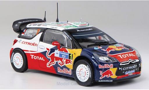 Coche miniatura DS Automobiles DS3 1/43 Norev Citroen WRC No.1 Red Bull Total Rallye Mexico 2011 S.Loeb/D.Elena DS Automobiles DS3 1/43 Norev Citroen WRC No.1 Red Bull Total Rallye Mexico 2011 S.Loeb/D.Elena coche miniatura