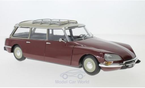 Citroen DS 21 1/18 Norev C 21 Break rojo/beige 1970 coche miniatura