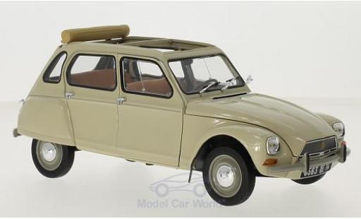 Coche miniatura Citroen Dyane 1/18 Norev 6 beige 1970 Citroen Dyane 1/18 Norev 6 beige 1970 coche miniatura