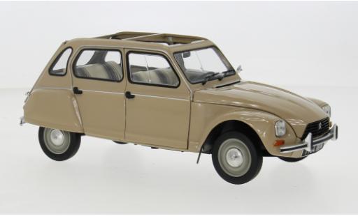Coche miniatura Citroen Dyane 1/18 Norev beige 1983 1:18 Citroen Dyane 1/18 Norev beige 1983 1:18 coche miniatura